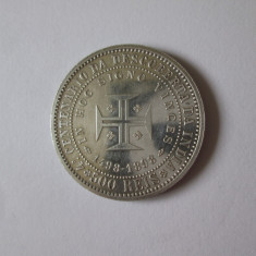Portugalia 500 Reis 1898 argint,aniversară 400 de ani de la descoperirea Indiei
