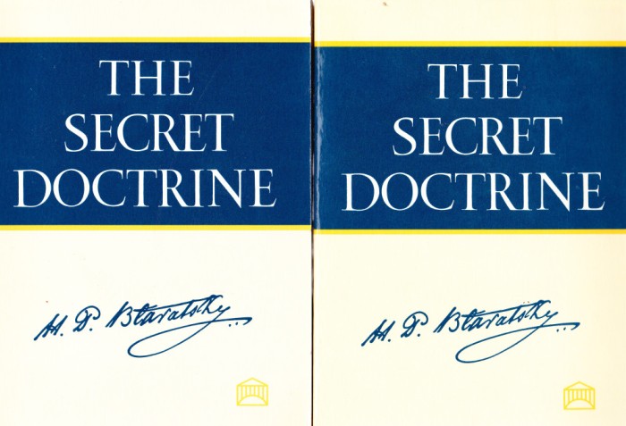 AS - LOT 2 CARTI BLAVATSKY - THE SECRET DOCTRINE