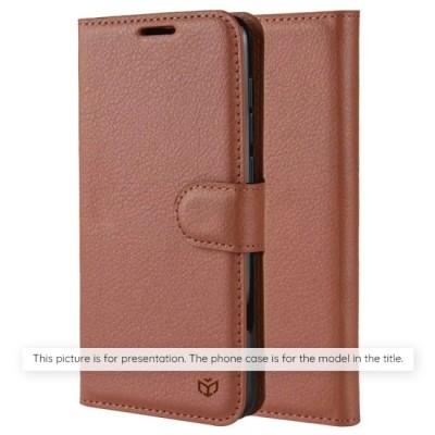 Husa pentru Google Pixel 9a - Techsuit Leather Folio - Brown foto