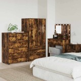 vidaXL Dulapuri de depozitare Stejar fumuriu 80 x 48 x 105 cm 3406230