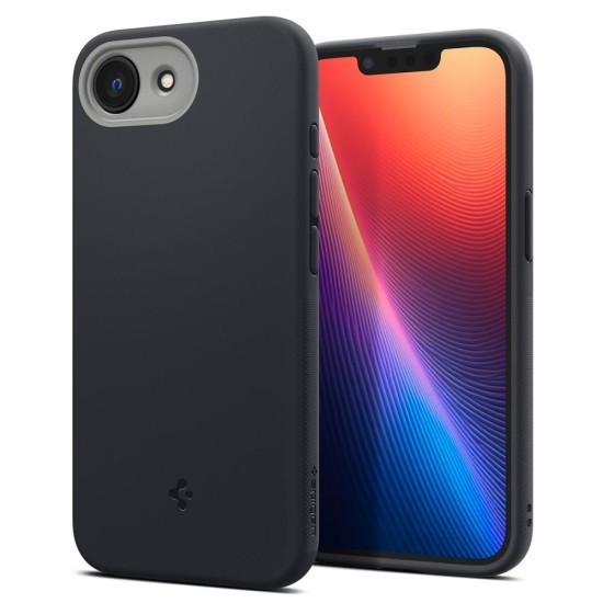 Husa pentru iPhone 16e - Spigen Caseology Nano Pop MagSafe - Black Sesame