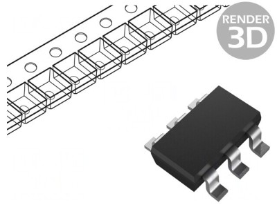 Convertor A/D 1 Canal 12bit 188,9ksps 2,7-5,5V SOT23-THN foto