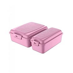 Set cutie de pranz roz 1.3L