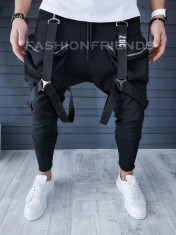 Pantaloni de trening negri - VAGABOND - A8856 foto