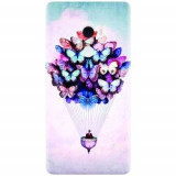 Husa silicon pentru Xiaomi Mi Mix 2, Butterfly Baloon