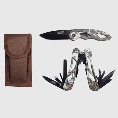 Set briceag multi-tool Jack Pyke Camo foto