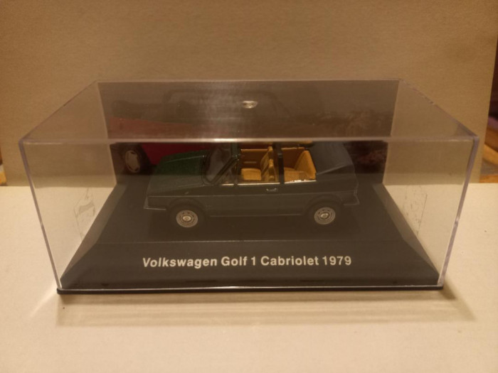 Macheta Volkswagen Golf 1 Cabriolet - 1979 1:43 Deagostini Volkswagen