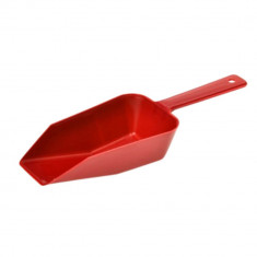 Scafa Plastic Alimente, 21x7x4 cm, Rosie, Scafa Manuala pentru Alimente, Scafe Mici din Plastic pentru Alimente, Instrumente si Ustenstile Bucatarie,