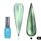 Cumpara ieftin Ojă semipermanenta ochi de pisică, Blue Island 8 ml, 02
