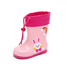 Cizme de cauciuc cu ciorap detasabil pentru copii - Bunny (Marime Disponibila: foto