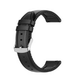 Techsuit - Watchband 22mm (W007) - Samsung Galaxy Watch (46mm)/Watch 3/Gear S3, Huawei Watch GT/GT 2/GT 3 (46mm) - Black