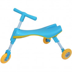 Tricicleta copii pliabila fara pedale - Albastru foto