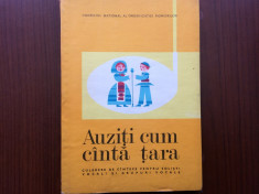 auziti cum canta tara culegere cantece Consiliul organizatiei pionierilor 1973 foto