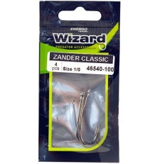 Carlige Wizard Zander Classic Pro Perch Momeala Vie, Nr.2/0, 4buc/plic