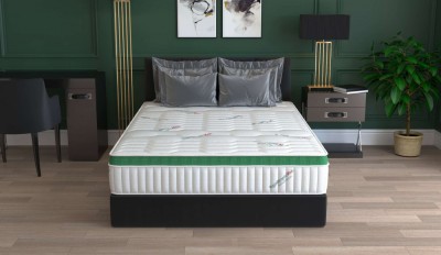 Saltea cu arcuri HypoallergenicMed Primo Protect 140x200, &amp;icirc;naltime 23 cm, ortopedica, husa tratament antialergic, fermitate mediu-tare, sistem aerisir foto