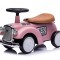 Masinuta premergator fara pedale, Kinderauto Retro Baby Car cu roti moi, roz