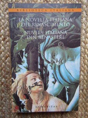 Smaranda Bratu Elian, Nuccio Ordine - Nuvela italiana din renastere foto