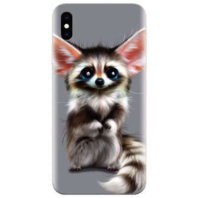 Husa silicon pentru Apple Iphone XS, Cute Animal 001 foto