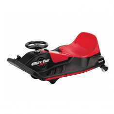 Kart Razor Crazy Cart Shift, acceleratie pe pedala, 12 V, 13 km/h, Negru/Rosu foto