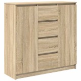 Cumpara ieftin Bufeta cu sertare Stejar Sonoma 100,5x35x98,5 cm Lemn prelucrat