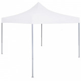 Gossi cort de petrecere pliabil profesional, alb, 3 x 3 m, otel