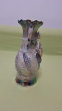 Vaza decorativa din portelan cu motive florale 20 cm