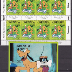 Grenada 1981 Disney MI 1076 kleib. + bl.93 MNH