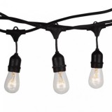 Sir iluminat festiv cu soclu E27X10bucati, 5m, IP54