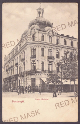 121 - BUCURESTI, Bristol Hotel, Romania - old postcard - used - 1907 foto