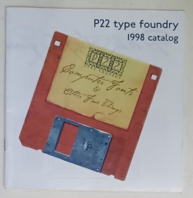 P22 TYPE FOUNDRY , CATALOG , 1998 foto