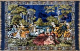 Serenada iubirii - carpetă persană originala vintage 172 x 123 cm, produsă din mătase