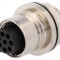 Conector circular mamă 8 pini 10A