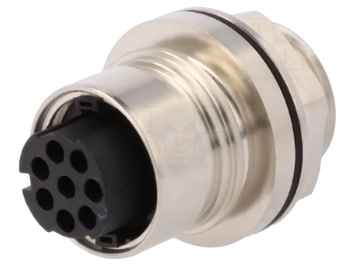 Conector circular mamă 8 pini 10A