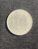 Moneda 1 franc 1958 Belgia