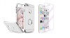 Pachet husa Apple iPhone 6/6S, MyStyle Elegance Luxury 3in1 Ring Silver, folie de sticla gratis