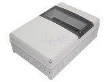 Carcasă modulară SPELSBERG AK-14-PLUS, IP65, gri, policarbonat, 14 module, montare perete, 315x450x155mm