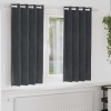 VidaXL Perdele cu perdele 2 pcs Gri deschis 140 x 175 cm Catifea 4107254