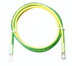 Cablu de impamantare MYF, H07V-K 10 mmp cupru lungime 1 m pentru Paratrasnet LoRa Wi-Fi LTE SPD foto