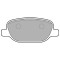 Set placute frana,frana disc LANCIA THESIS (841AX) (2002 - 2009) KRIEGER 0950006445