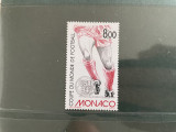 Monaco - serie timbre fotbal campionatul mondial 1994 SUA nestampilate MNH, Nestampilat