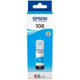 Cartus Cerneala Epson 106 EcoTank Cyan 70ml, C13T00R240, Compatibil L7160, L7180, ET-7750, ET-7700