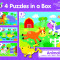 Set 4 puzzle-uri - Animalute - 5 piese