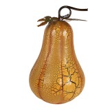 Cumpara ieftin Dovleac decorativ metal portocaliu maro &Oslash; 28x47 cm