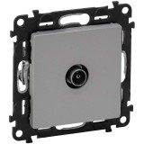 Priza TV de trecere tata Legrand Valena Life aluminiu 753361