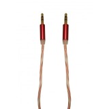 Cablu Audio Auxiliar Jack-Jack 3.5 mm , High Quality , Conectori Auriti , Portocaliu