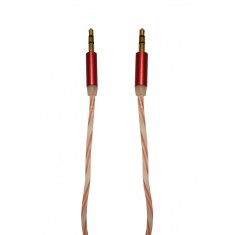 Cablu Audio Auxiliar Jack-Jack 3.5 mm , High Quality , Conectori Auriti , Portocaliu