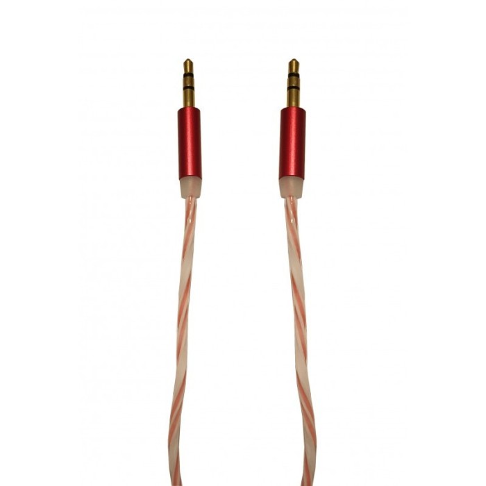 Cablu Audio Auxiliar Jack-Jack 3.5 mm , High Quality , Conectori Auriti , Portocaliu