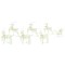 Renii LED cu 40 LED 7 pcs Multicolor PET