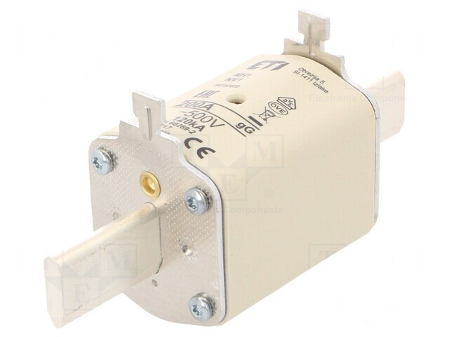 Siguranţă Ceramică Industrială NH1 200A 500VAC