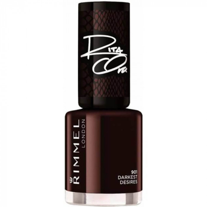 Lac de Unghii Rimmel 60 Seconds Super Shine, 901 Darkest Desires, 8 ml, Lac pentru Unghii, Lac de Unghii Rimmel, Lac de Unghii Rimmel London, Lac de U